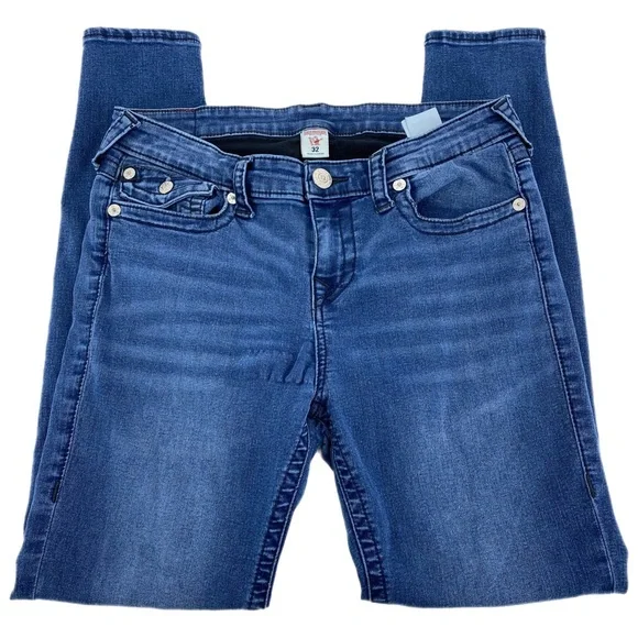True Religion Blue Super Skinny Denim Jeans - Picture 2 of 8